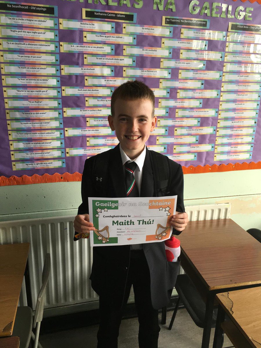 SPGSLovingLangs's tweet photo. Gaeilgeoirí na Seachtaine i Scoil Ghramadaí Naomh Pádraig Ard Mhacha. Maith sibh! ☘️ 🎉
Declan Lappin
Callum Grimley 
Daniel McSherry
Faolan Walsh 
Jarleth Mackey
Henrique Fialho 
Colm O’Hagan 
Irish Speakers of the Week in St. Patrick’s Grammar School Armagh. Well done all! ☘️ https://t.co/60ZIpzKQek