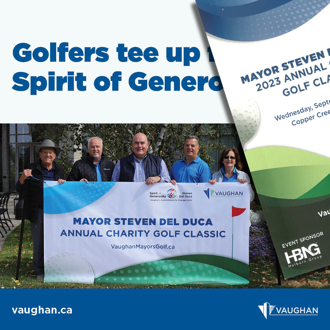 HBNGholborn's tweet photo. As the Event Sponsor of Mayor Steven Del Duca's Charity Golf Classic, it is a special privilege to support the Spirit of Generosity Campaign. https://t.co/bpcoTZsLOR