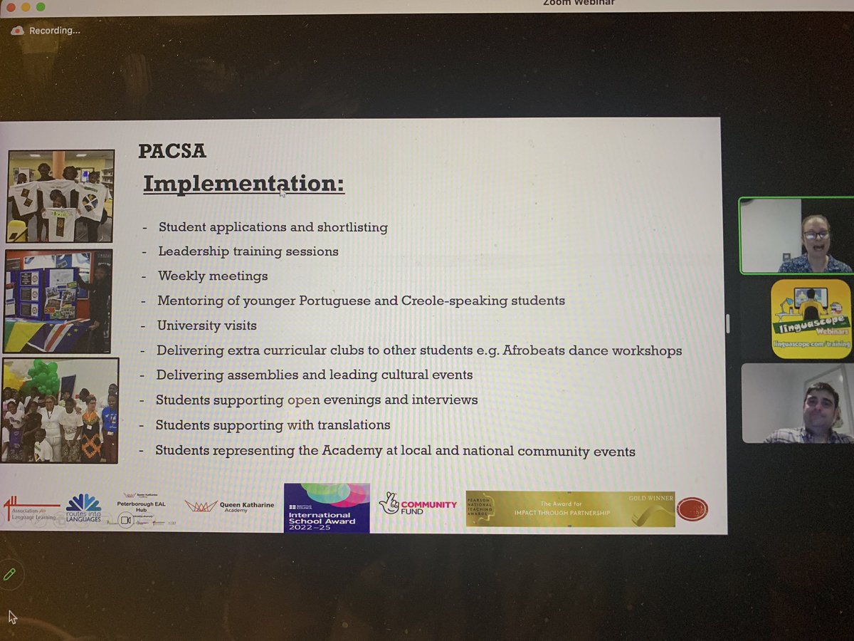 CristaHazell's tweet photo. Support for Portuguese and Creole speakers at @qkalanguages @helenaground too. Acknowledging &amp; valuing all learners+providing empowerment, equity, pride in themselves+their cultures. This is wonderful work to enable learners to have pride in who they are #mfltwitterati #mflchat https://t.co/E31bf4obKM