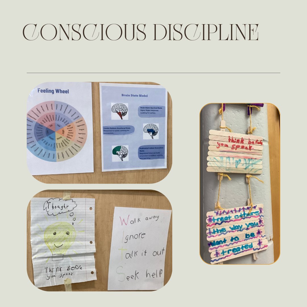 The school age children have been learning about how our brains work in relation to self-regulation, the many ways we can describe our feelings and what we can do to help regulate ourselves in times of upset. #consciousdiscipline