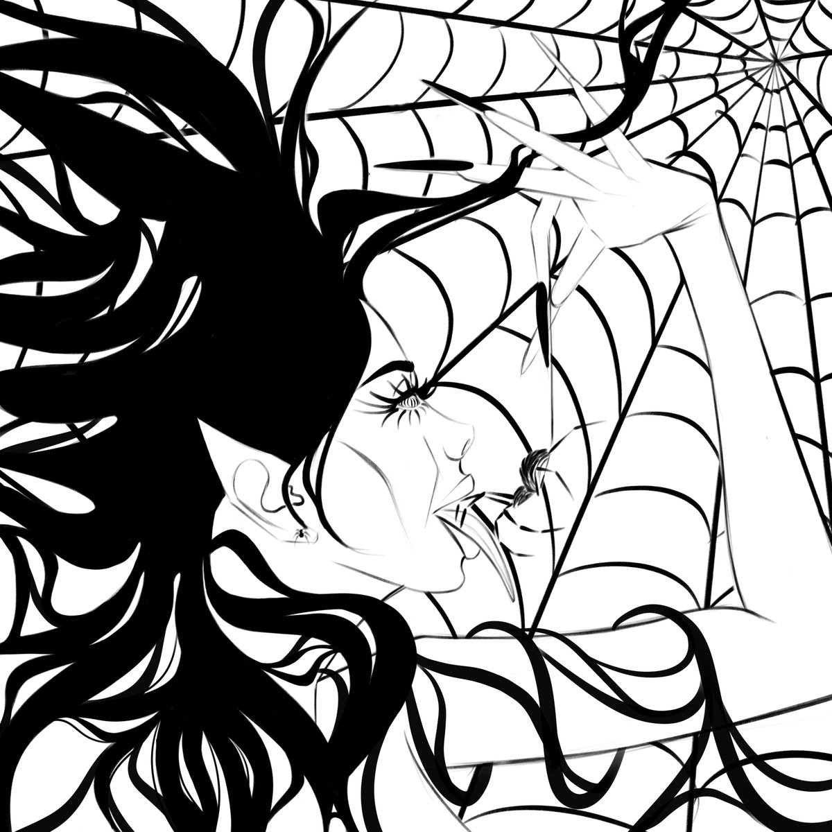 ronyaartist's tweet photo. 🖤🤍NEW DROP🤍🖤
BLACK&amp;WHITE

▪️Spider
...She conquered her fear...

🔗 Link
https://t.co/ebr9XtMIxp

👇Description https://t.co/WR8H9dydDZ