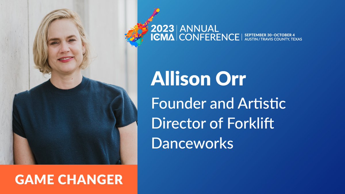 ICMA EVENTS (@icmaevents) on Twitter photo 🗓️ Oct. 3 ⏰ 2:45- 3:45pm 📍 Ballroom F 📣 Advancing Civic Processes Through Arts-Based Public Participation
Learn from Allison Orr's <a href="/ForkliftDance/">Forklift Danceworks</a> about innovative collaborations with city employees that transform tasks into chances for conversations and insights. #ICMA2023 🗓️ Oct. 3 ⏰ 2:45- 3:45pm 📍 Ballroom F 📣 Advancing Civic Processes Through Arts-Based Public Participation
Learn from Allison Orr's <a href="/ForkliftDance/">Forklift Danceworks</a> about innovative collaborations with city employees that transform tasks into chances for conversations and insights. #ICMA2023