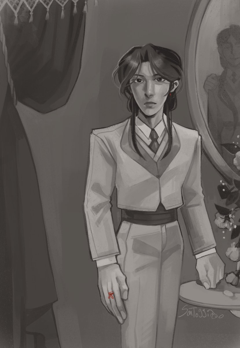 S4ltedCod's tweet photo. the ghost and his husband #tgcf https://t.co/zPDuR9GAFe