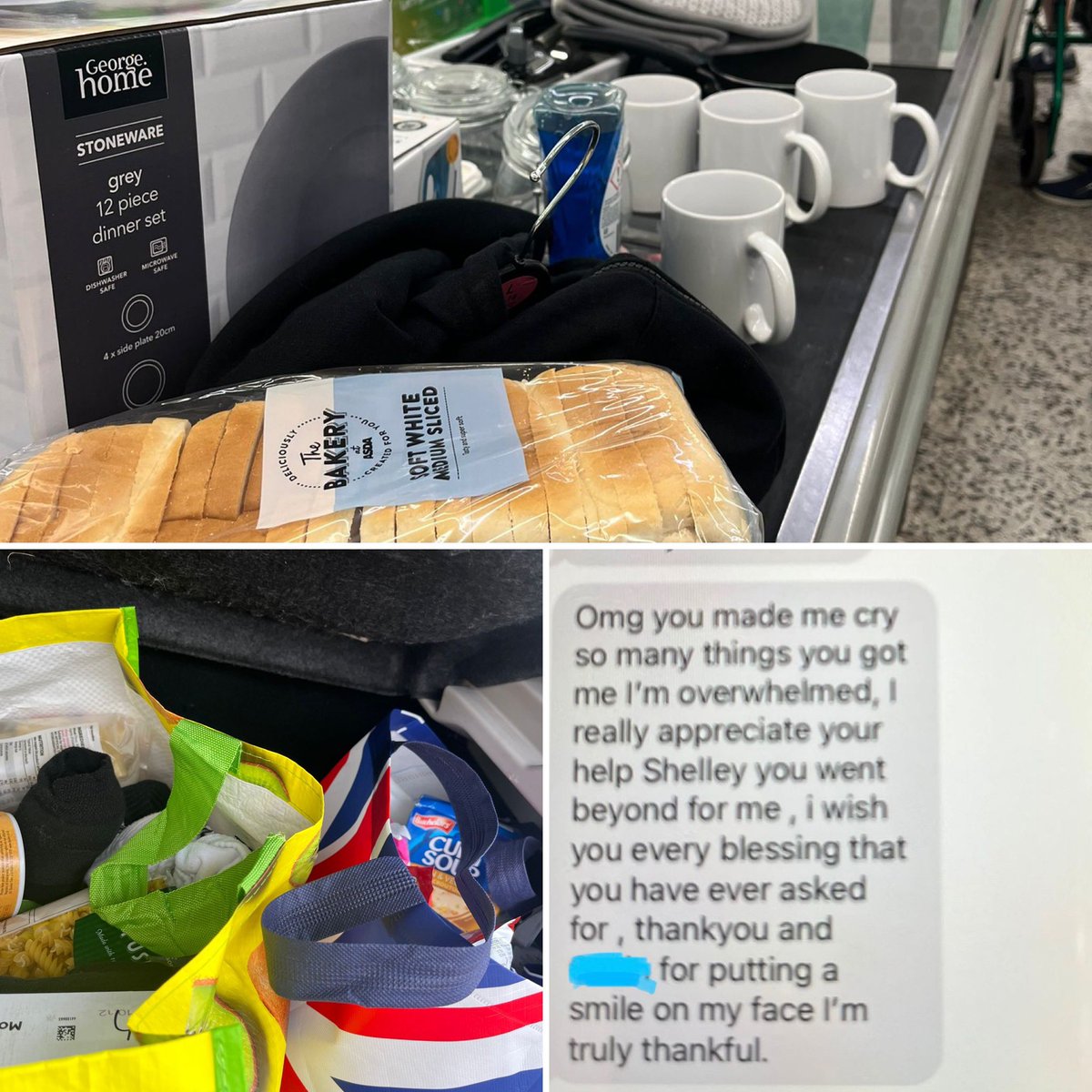 LeedsAngels's tweet photo. Another day another home visit -well done to my lovely sister Shelley Joyce for helping this young lady who last week was made homeless and this week now moving into her new place and kitted out with everything she needs courtesy of Homeless Street Angels 😇😇 #makingahouseahome https://t.co/WmD8x7UNmy