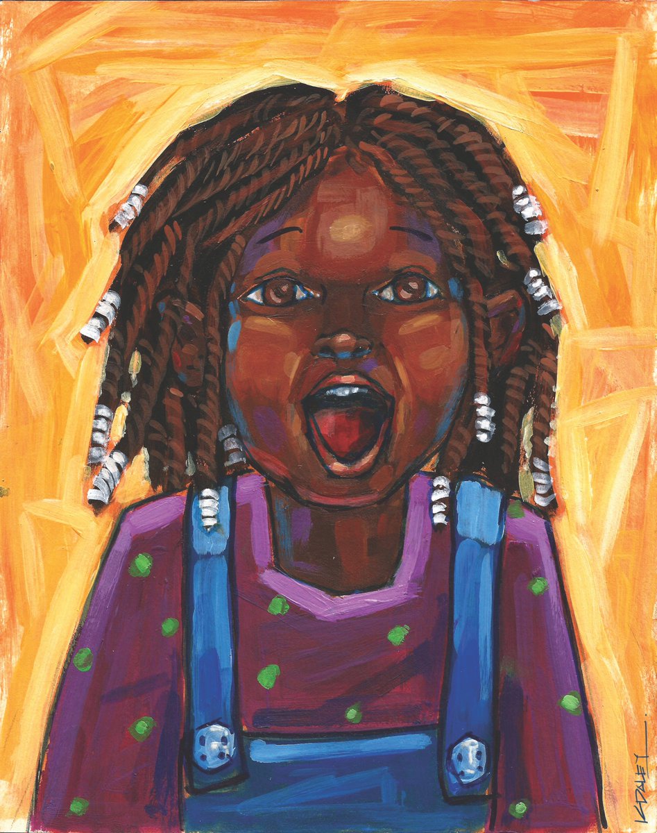 Check out the newest issue of Language Arts. This issue's theme is: Centering Blackness in Pedagogy and Practice. 

This month's cover art is by Ken Daley. You can find Ken on Instagram @kendaleyart or on facebook @kendaleyartist. Check out Ken's work: kendaleyart.com