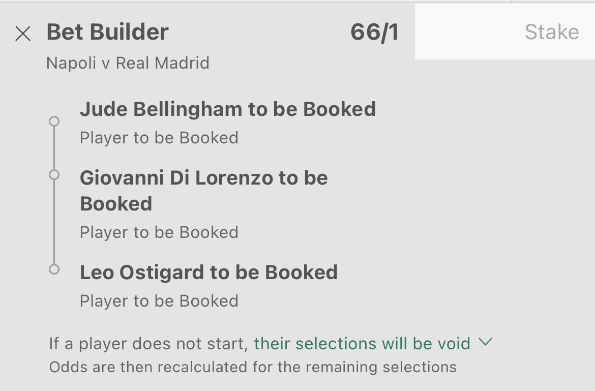 bettingvillage's tweet photo. Napoli v Real Madrid

18+ gambleresponsibly https://t.co/Niy3G7WQ5w