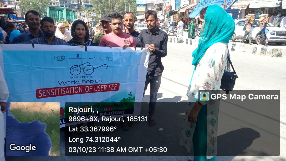 swachhrajouri's tweet photo. ๐๏ธ The IEC team in Ward No. 2, Rajouri, has conducted workshops to sensitize shopkeepers about user fees in solid waste management. ๐๏ธ๐ Let's take a step towards cleaner, greener living! ๐ #CleanRajouri
#youthvsgarbage
#garbagefreeindia @SwachhBharatGov https://t.co/A5bFVD14Fo