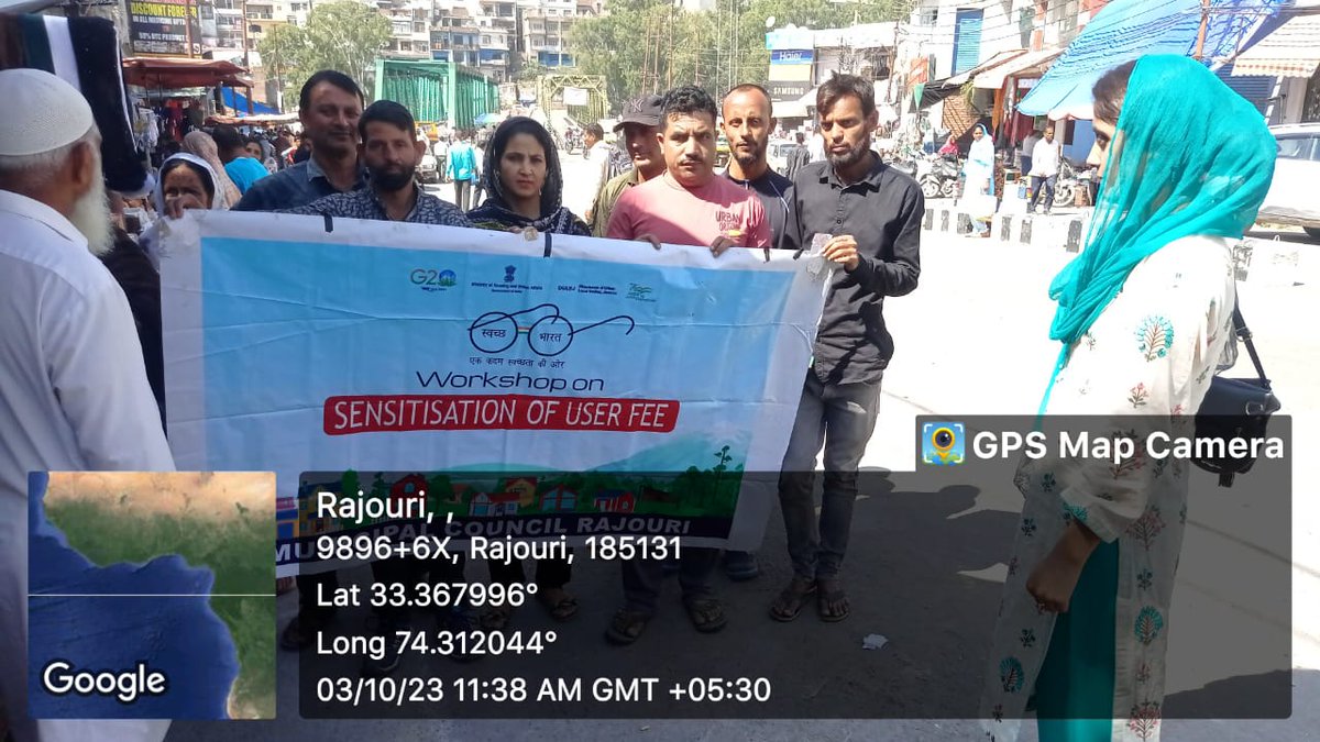 swachhrajouri's tweet photo. ๐๏ธ The IEC team in Ward No. 2, Rajouri, has conducted workshops to sensitize shopkeepers about user fees in solid waste management. ๐๏ธ๐ Let's take a step towards cleaner, greener living! ๐ #CleanRajouri
#youthvsgarbage
#garbagefreeindia @SwachhBharatGov https://t.co/A5bFVD14Fo