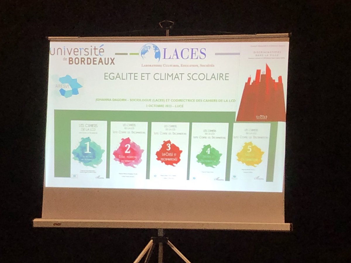 BegueAline's tweet photo. 👩‍🏫 Une passionnante Conférence de Johanna Dagorn, chercheuse à @univbordeaux sur l’égalité filles/garçons organisée par le @CollegeHerriot et @FerronCharlott3 https://t.co/uhPRJug2Bq