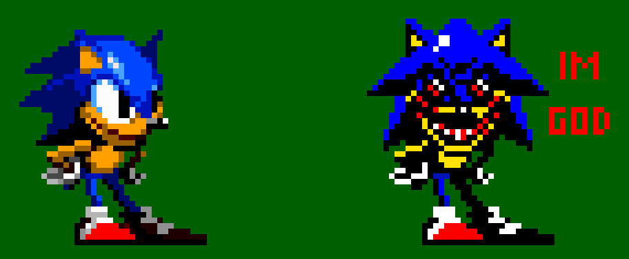 2011 Sonic.EXE - Jack Gore's Redesign by ShellKick on Newgrounds