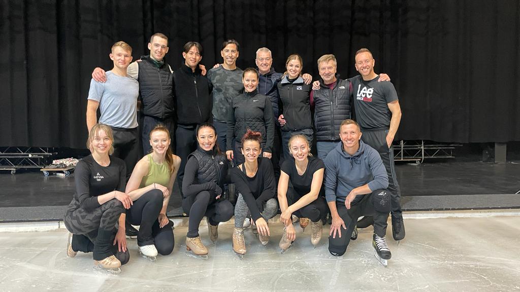 I get to work with some of the most amazing people. I arrived here in Belgium this week as we launch the Ice Spectacular taking place on 15th November.  This week 12 skaters, next week 36 skaters! #ChristopherDean <a href="/TheDanWhiston/">Daniel Whiston</a>  <a href="/JoannaScotcher/">Joanna Scotcher</a> #TimRoutledge