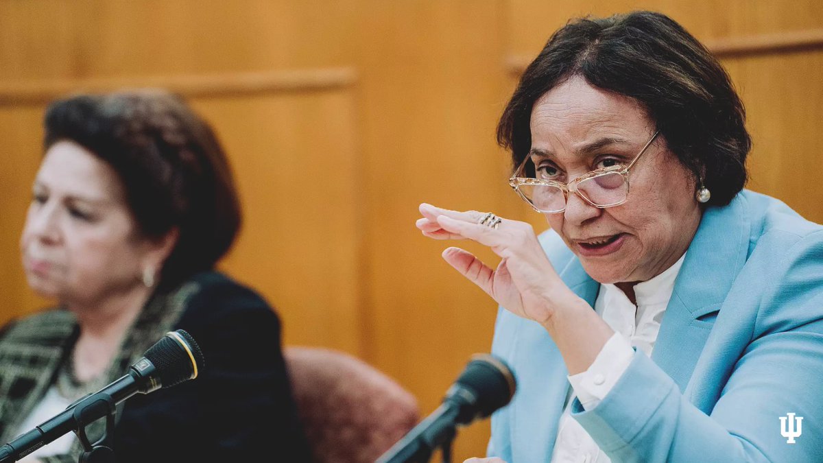 Last week, <a href="/IUMaurerLaw/">IUMaurerLaw</a> and @HamiltonLugar hosted four trailblazing women judges for a conference on the shift of female representation in the judiciary of their respective countries in the MENA region. Learn more: bit.ly/3RHNVBa