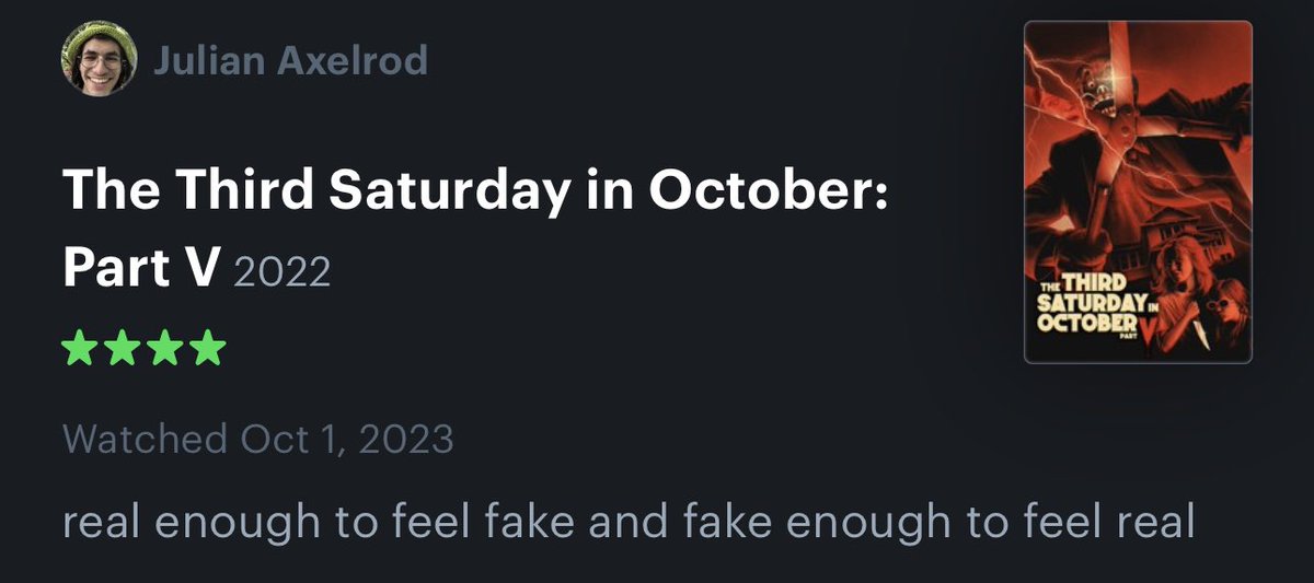 Thank god October 3rd falls on a Sunday this year… brb binging