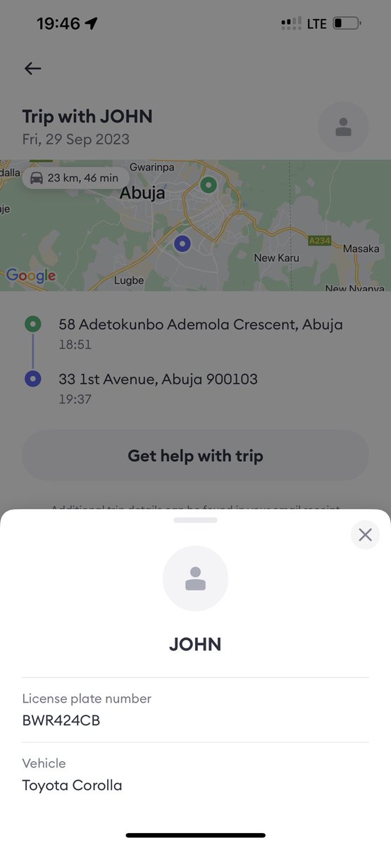PorscheDuchess's tweet photo. Final destination thereby making you charge me more for my trip. These are the drivers details. The driver ended the trip at this location that was not where he dropped me. https://t.co/SWwYCx2rD5