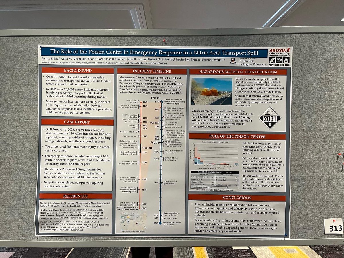 AzPDIC's tweet photo. Did you catch any of our abstracts at #NACCT2023? 

#azpdic #toxicology #nacct #azpoison #poisonprevention https://t.co/0la6cFpxoD