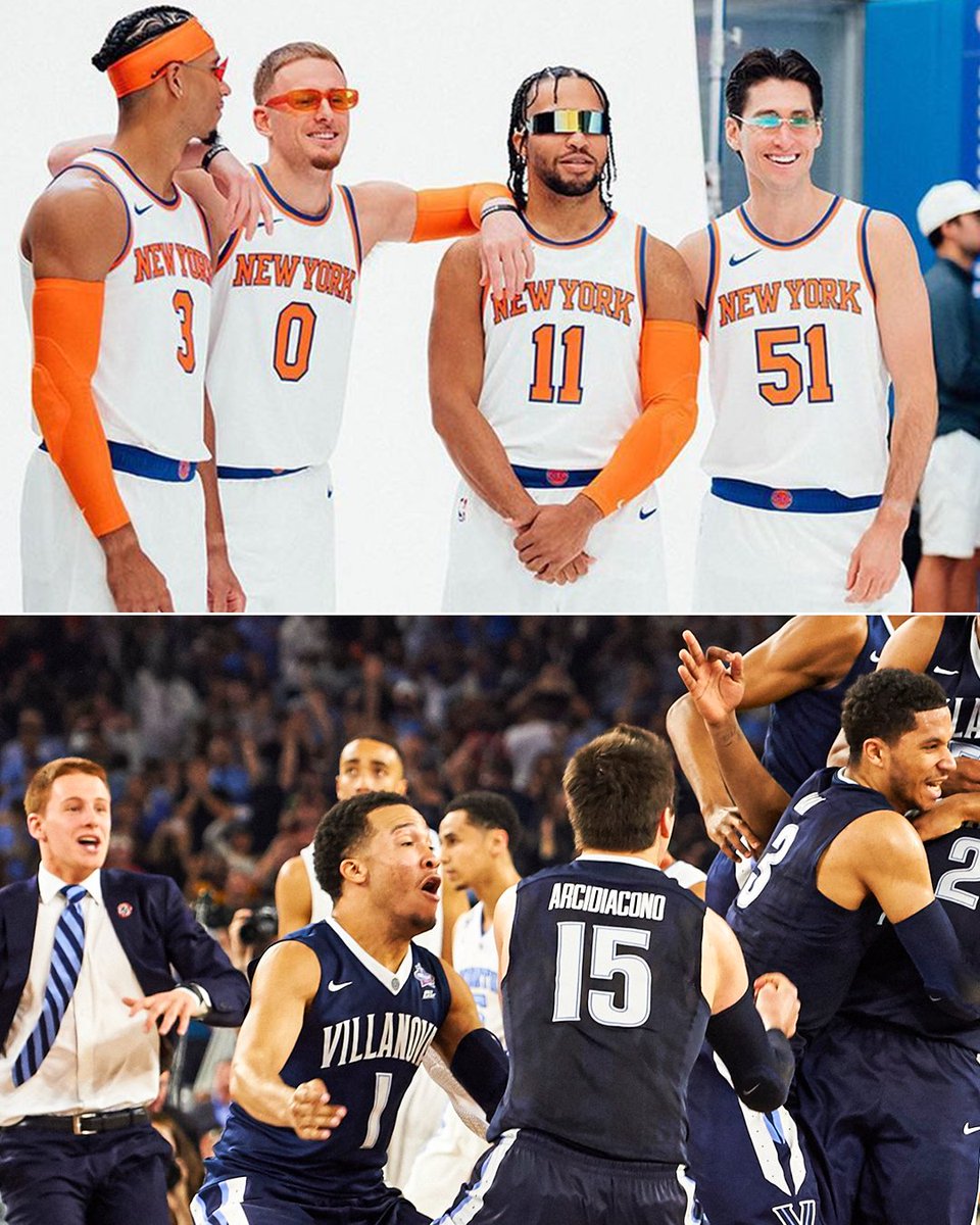 ESPNNBA's tweet photo. It's a college reunion for the Knicks 🥺 

( 📷 @nyknicks) https://t.co/0jBipkwYMX
