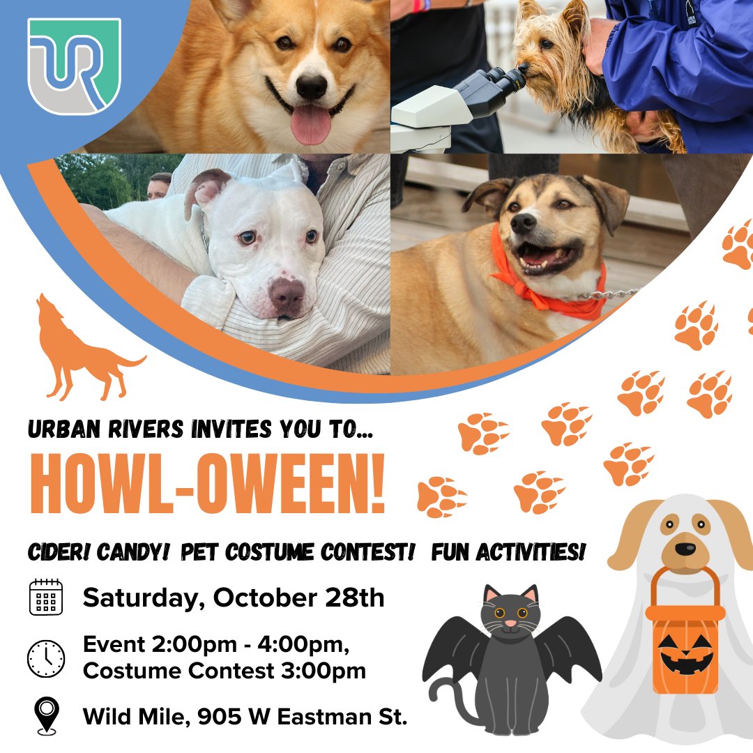Sometimes we forget that we have a Twitter, but we never stop thinking about dogs! Join us for a dog-centered community Halloween event at the Wild Mile on Oct 28th 2-4pm.