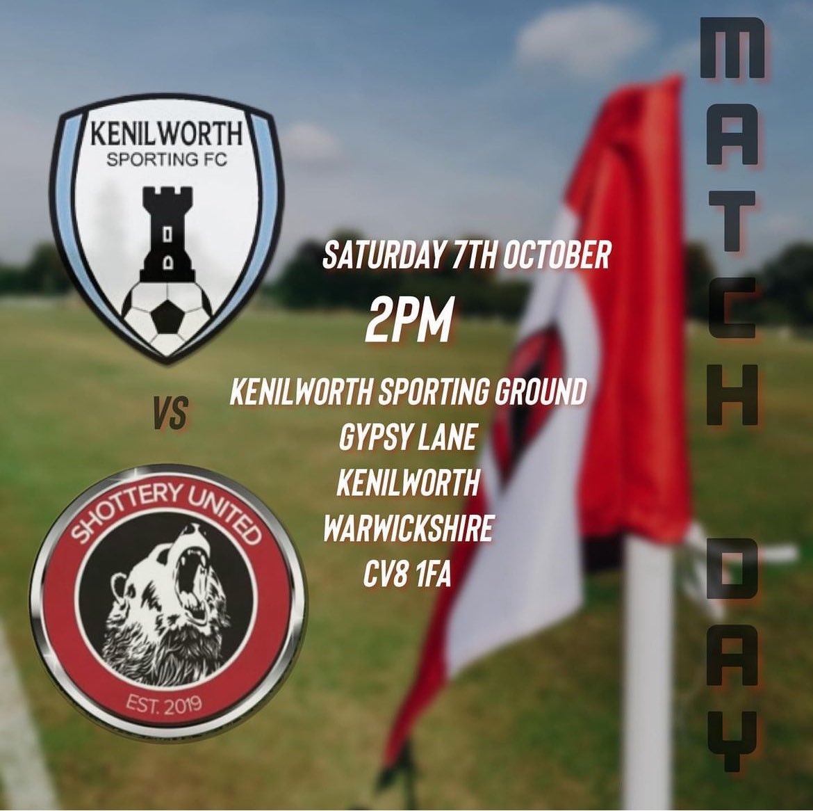 NEXT UP: Kenilworth Sporting FC (A)
Shottery make a short trip out of town this Saturday as they travel to a very well drilled Kenilworth side. Last weekends defeat sees us drop to second in the table heading in to this one.
#UTS 🔴🐻🔵