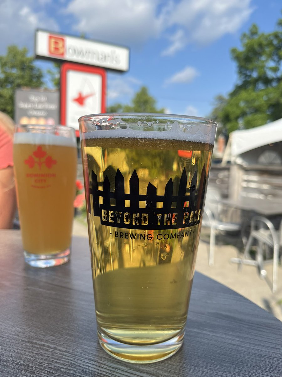 Beauty day for patio beers.. #justsayin