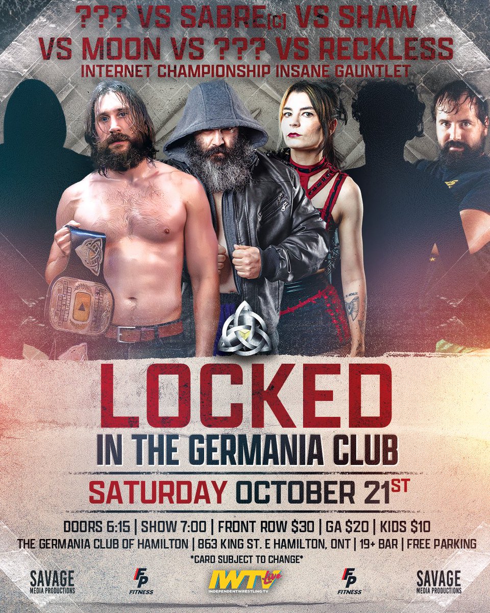 ProWrestlingOnt's tweet photo. 🌐#ANNOUNCEMENT🌐

@GrinderMarkShaw is the next entrant to be announced for #TheInsaneGauntlet for @ShaneSabre's #InternetChampionship!

6 Combatants, 1 Shot At Glory Who will be the next announced?

Stay tuned to find out!
Tickets On Sale NOW
https://t.co/eViA4EP3gX https://t.co/wbGWcMEfEt