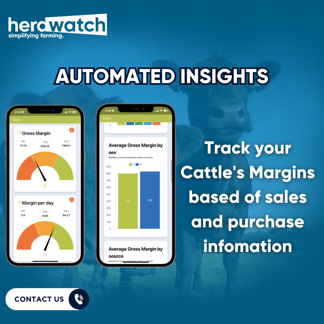 Herdwatch's tweet image. Have you heard about our new feature Automated Insights&quot;?

✔️Store all your mart and factory dockets securely in app
✔️Track animal sales and purchase records
✔️All the information is stored in the animals profile in the herd list

#herdwatch #automatedinsights
