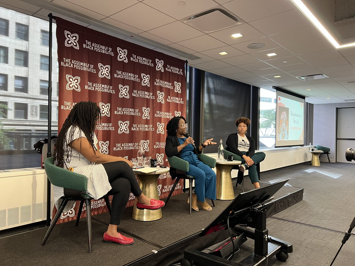UjimaBoston's tweet photo. Black recovery with 
Chantelle Bean, Melissa Dagher, and Tomashi Jackson. https://t.co/mnznPw7Nbt