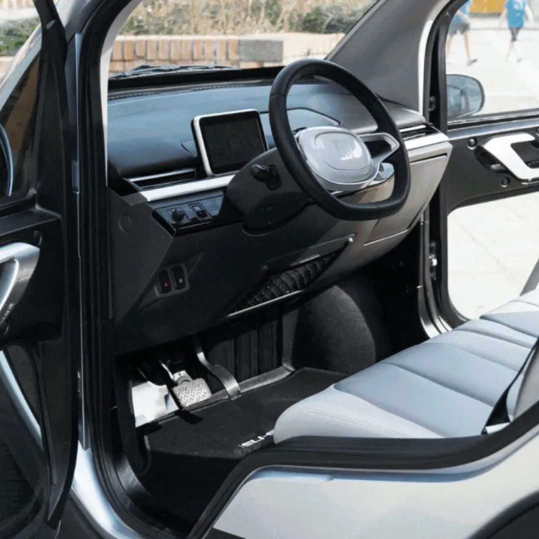Step into Eli ZERO's world of spacious and elegant minimalism. From its roomy cabin to premium seats, every detail is crafted for comfort and style.
#Eli #EliElectricVehicles #EV #ElectricVehicle #NEV #SustainableMobility #UrbanMobility #TheNewAtoB