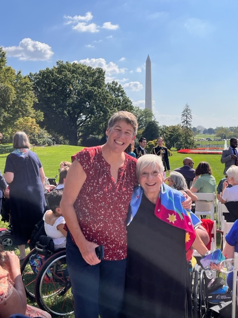 AutismSociety's tweet photo. On October 2, the Autism Society was invited to a celebration of the 33rd Anniversary of the Americans with Disabilities Act (ADA) and the 50th Anniversary of the Rehabilitation Act of 1973. The celebration took place on the @WhiteHouse lawn. https://t.co/JcAGs7MOGx