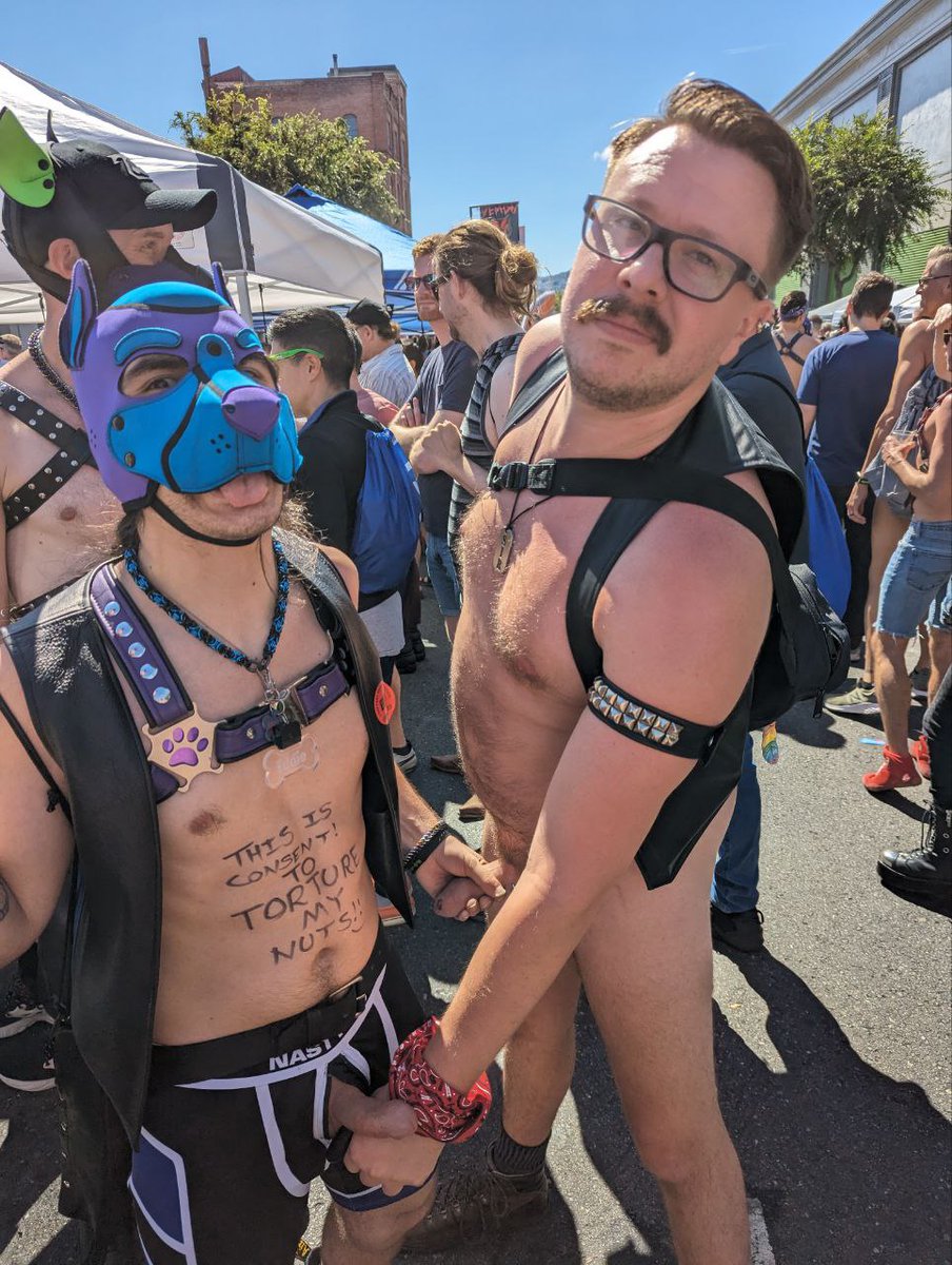 LeatherTango's tweet photo. I had an amazing time in #folsom 

Unfortunately the twitter discourse on here is exhausting. 

Loved having a space surrounded by other like minded kinksters to indulge our fantasies. 

Can't wait to go back! https://t.co/WhlntknOoC