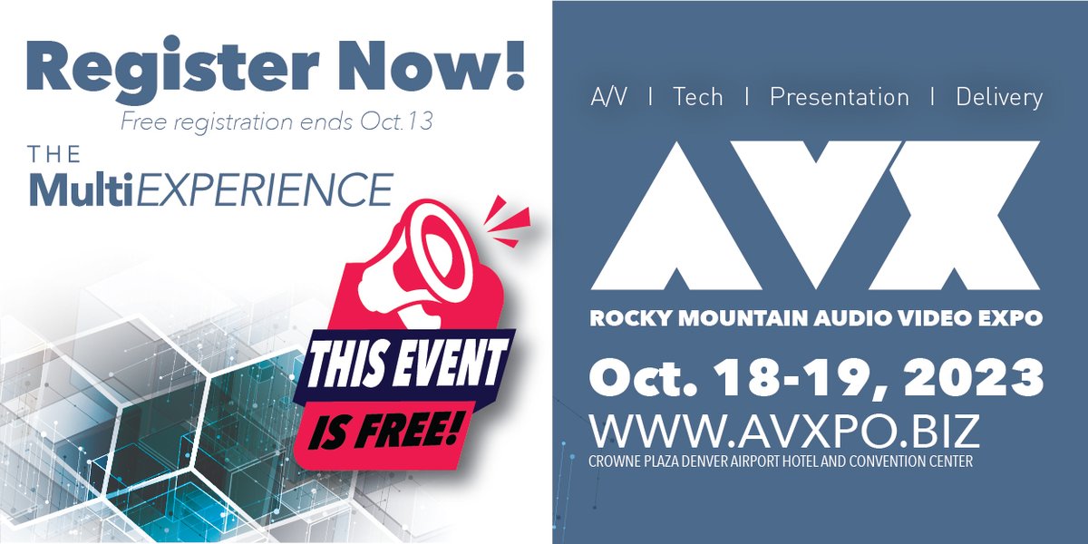 <a href="/AVXpo/">AVXpo</a> 2023 is right around the corner! Find us at Booth 615 for live demos of our ThinkHub #visualcollaboration software and T1V Story #brandstorytelling solution. 👀 Will we see you there? 

Registration is FREE until October 13: bit.ly/454ejIe #AVX2023 #avtweeps