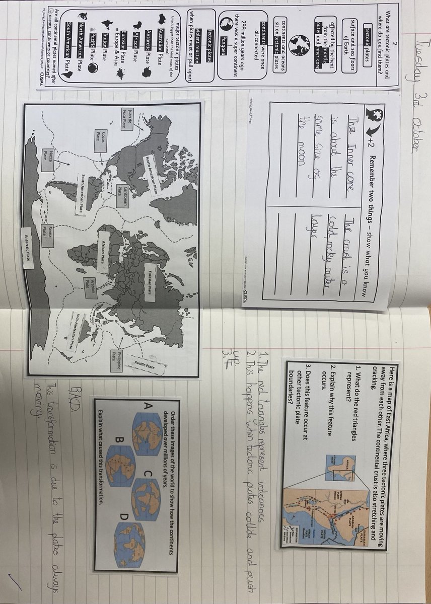 Mrs_Instance's tweet photo. Some superb geography double page spreads from my year 6 class. Thinking hard tasks used to deepen understanding. ⁦@baronbedford⁩ ⁦@WHPrimary⁩ ⁦@Curriculum_USP⁩ https://t.co/jtMXugEMTG
