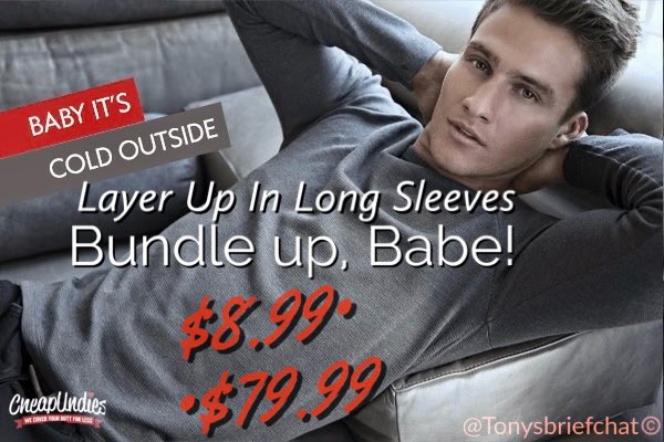 tonysbriefchat's tweet photo. ➖Layer Up In Long Sleeves•$8.99-$79.99
15% off your first purchase
🔹 https://t.co/jOoTBWqK6e
@Tonysbriefchat @t_formica @cheapundies
#cheapundies #undies #meninunderwear #Henley #mensloungewear #designershirt #designermensshirt #athleticgear #athleisure #pullover https://t.co/GQOBFqPaNx