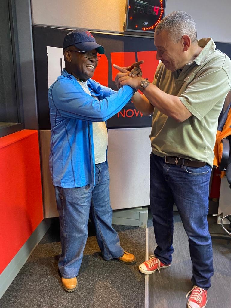 Powerfm987's tweet photo. [ON-AIR] @DenzilTaylor speaks to a regular listener and contributor to the show, Sefudi Tswagae discussing issues facing SA.

#POWERPerspective https://t.co/JkHCfBMd7x