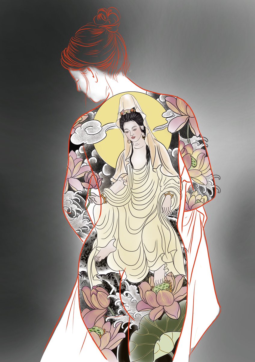 Backpiece design available by Nikole Lowe. 
Nikole’s diary is now open, if you like this or have your own design in mind, contact the studio to book in