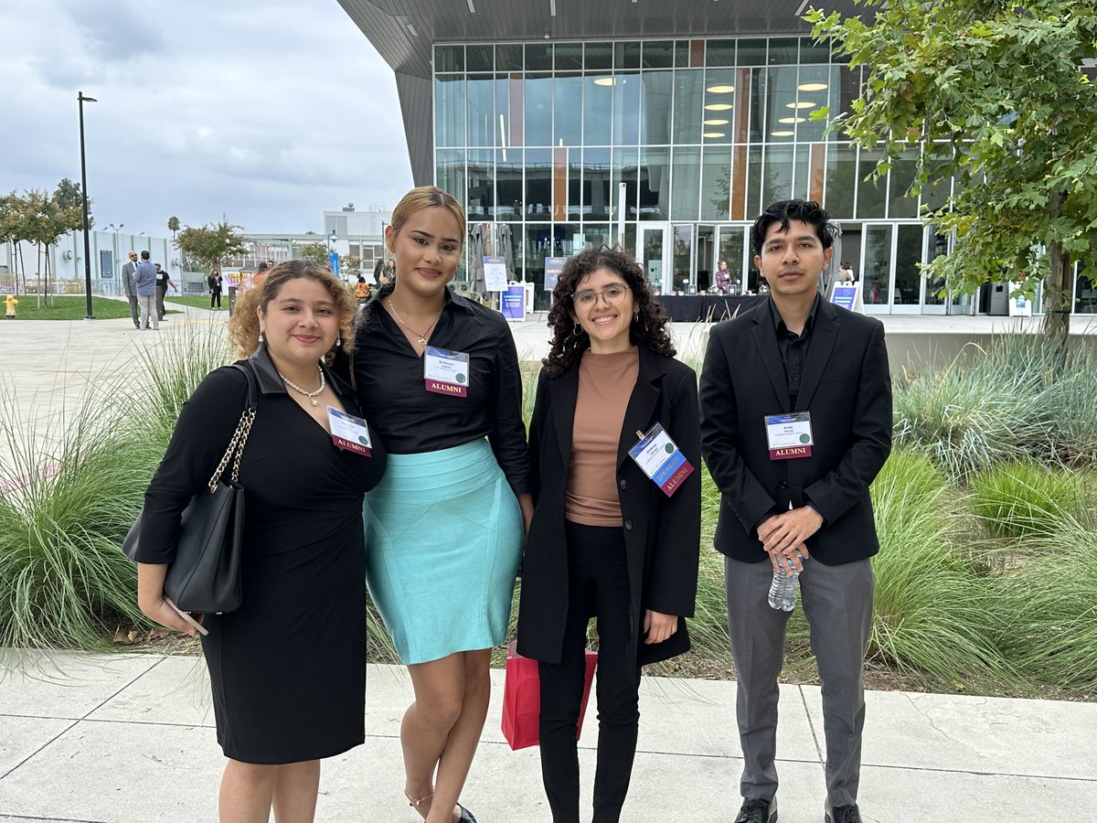 #UNITELA would like to thank our student ambassadors for joining our 25th Anniversary Symposium &amp; sharing how #UNITELA has supported them through our programs! From left to right: Jennifer Ajanel, Brittney Castillo, Andrea Abrego, Andy Machic &amp; Roxana Cruz (not shown in photo).