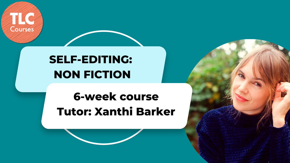 TLCUK's tweet image. Join our #TLCCourse on Self-Editing for Non-Fiction writing led by author Xanthi Barker. Dive into theory, close reading, and hands-on exercises to master the essentials. 

Enrol: literaryconsultancy.co.uk/event/self-edi…

#EditingSkills #NonFiction #AmEditing #WritingCommunity #NonFictionWriting