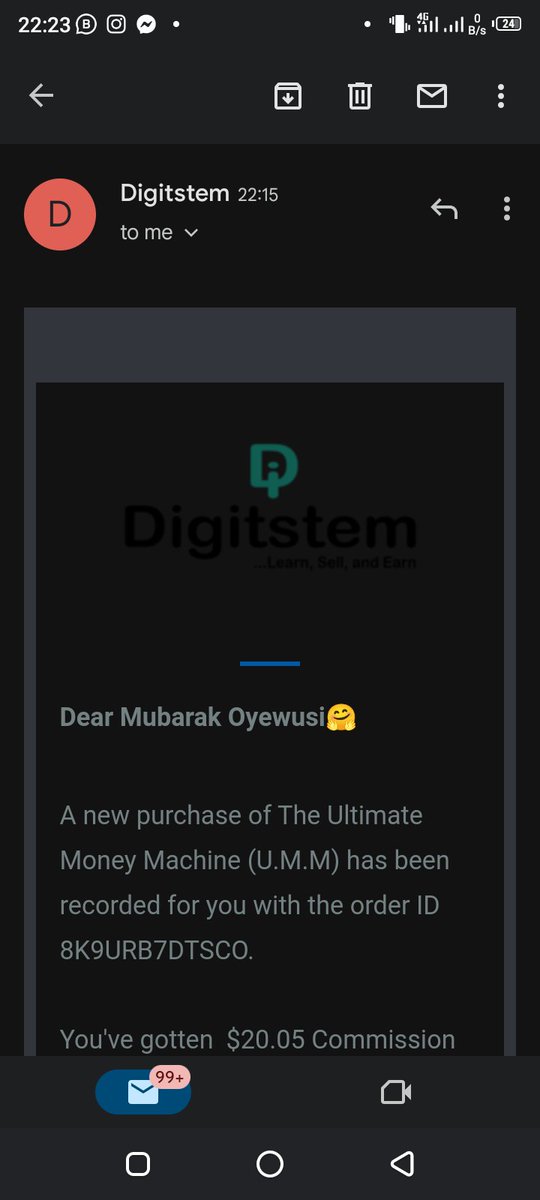 Prince_OfSales's tweet image. Alhamdullilah 🙏 finally made my first sale, it wasn't easy, I went through a lot of rejection and failure but my hard work and constituency paid off I'm so happy right now, thank you @Babatunde_Rofia thank you @digitstem