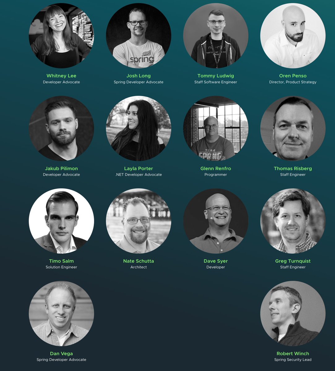 What a bunch of rock stars✨

The first stop on the #SpringOne Tour is a Virtual session🌎

Oct 17, 2023  |  11:00 PM–5:00 AM JST 
springonetour.io/speakers