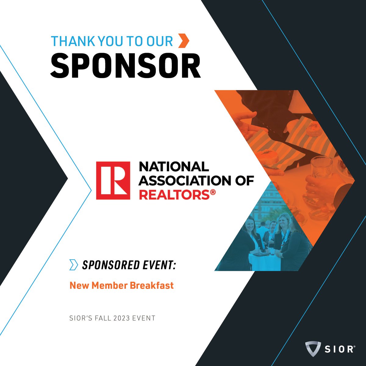 SIORglobal's tweet photo. Our partners and sponsors play an indispensable role in SIOR's success. A resounding thank you to @nardotrealtor for their support of SIOR's Fall 2023 Event in Chicago!

#SIOR #CRE #sponsors #SIORFallEvent23 #CREEvent https://t.co/Jf9g9Gs6vi