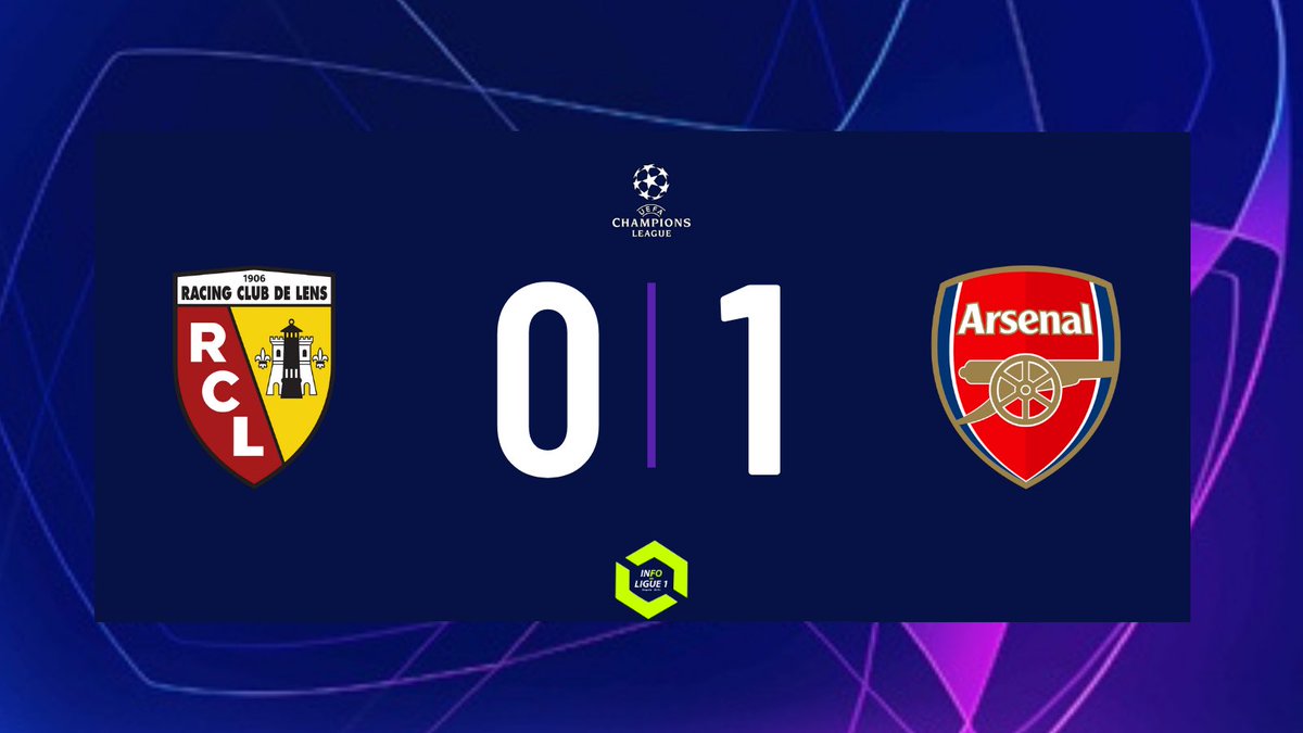⚽️ BUT d’Arsenal, 1-0 ! 

La Clim…

#RCLARS 15’