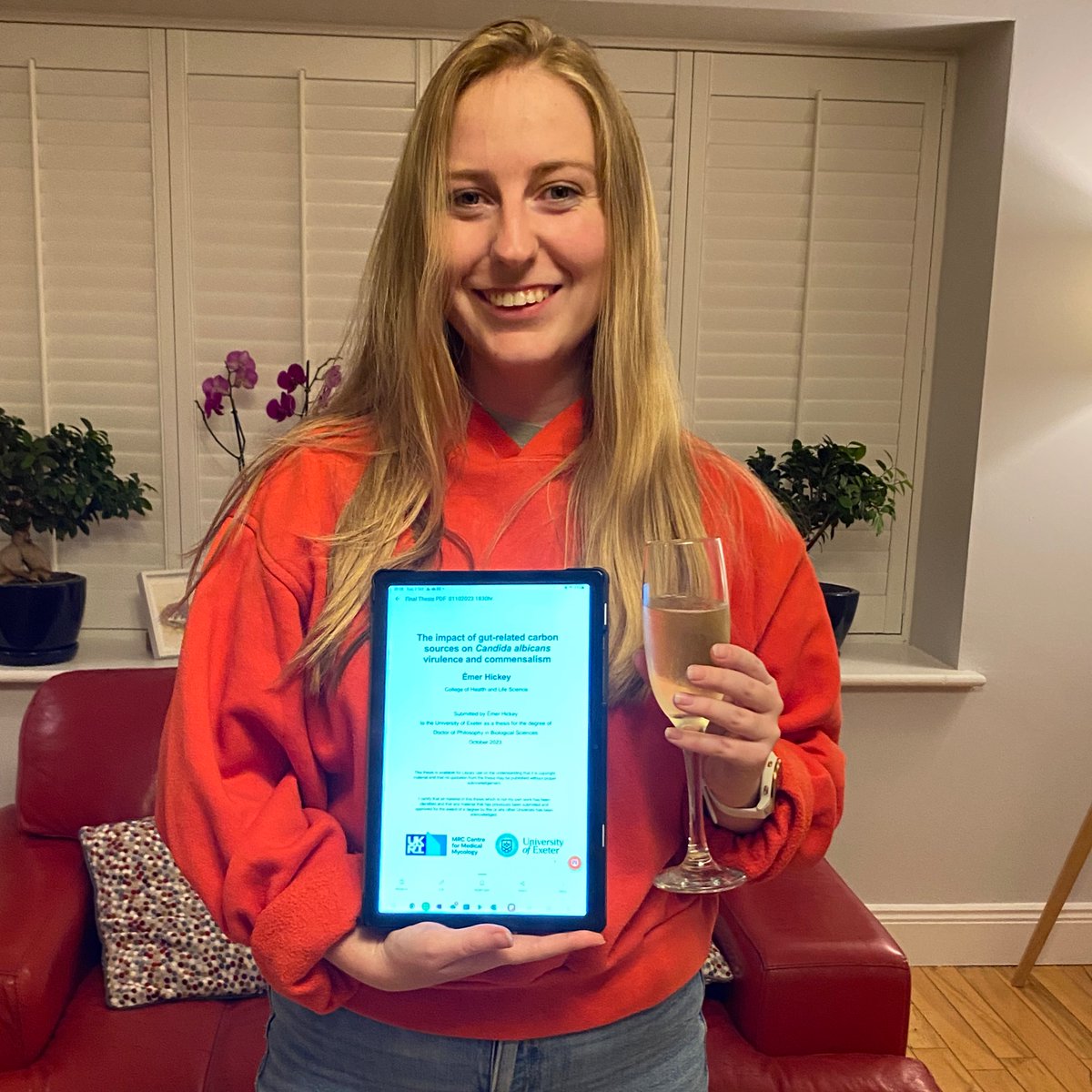 Émer Hickey (@emerhickk) on Twitter photo I submitted my thesis today!! It’s been a fun three years and I am so thankful to my supervisor Al Brown, his team and everyone <a href="/MRCcmm/">MRC Centre for Medical Mycology</a> for a great PhD experience 🥰 Now to sleep… I submitted my thesis today!! It’s been a fun three years and I am so thankful to my supervisor Al Brown, his team and everyone <a href="/MRCcmm/">MRC Centre for Medical Mycology</a> for a great PhD experience 🥰 Now to sleep…