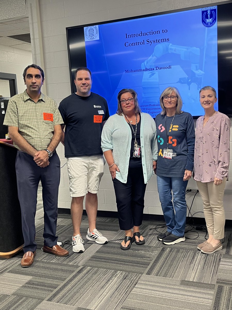 houstonhighGMSD's tweet photo. Houston High’s STEM partners from the University of Memphis visited the HHS campus to share information about their programs at the university. https://t.co/T2ZSvy6sXH https://t.co/kHD5pJvXfH