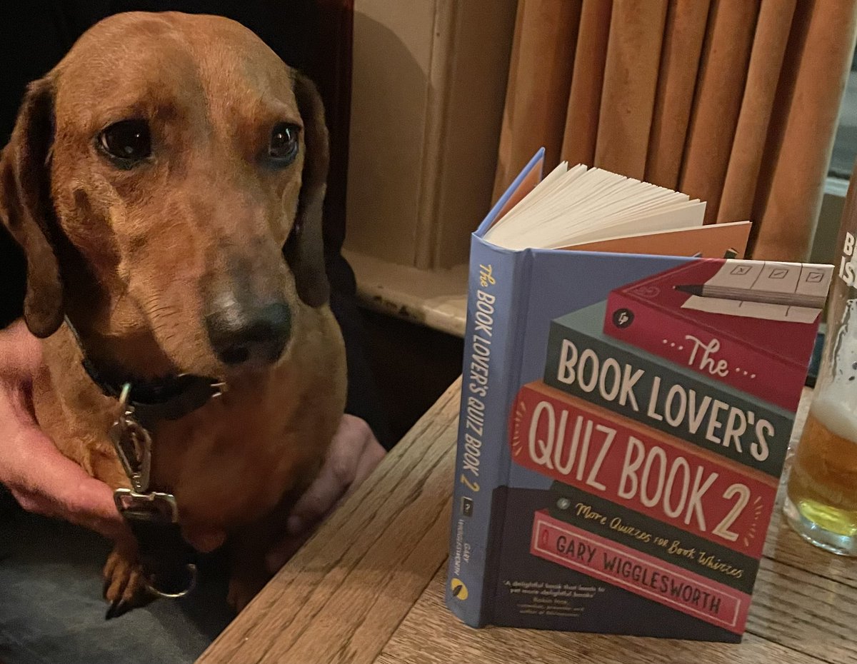 Murphy says buy this book! How can you resist that face?! 🐾📚The Book Lovers Quiz Book 2 out this Thursday. Perfect for the quizzer in your life for Xmas <a href="/gpwigglesworth/">Gary Wigglesworth</a> <a href="/LittleBrownUK/">Little, Brown UK</a> @filmvsbook