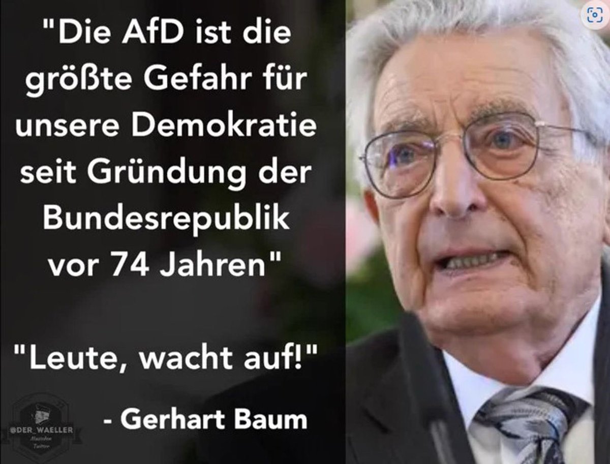 So sieht es leider aus. Es wird höchste Zeit für ein Verbotsverfahren der sogenannten Alternative für Deutschland. Unsere Demokratie muss wehrhaft sein. #noafd