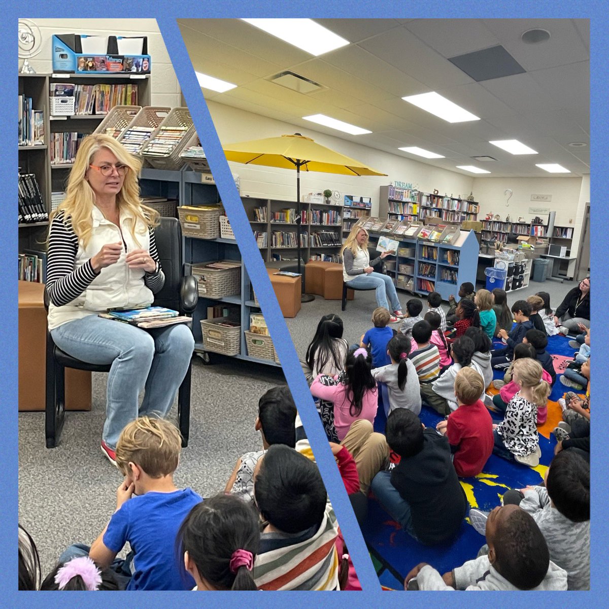 Thank you to our wonderful Trustee Thibert for kicking off Read-In week for our school today! Reading is a way of life at Holy Family and this week we will welcome many guest readers to share their love of reading with us. 📚📖💙<a href="/EdmCathSchools/">ECSD</a> <a href="/LauraThibert/">LauraThibert</a>