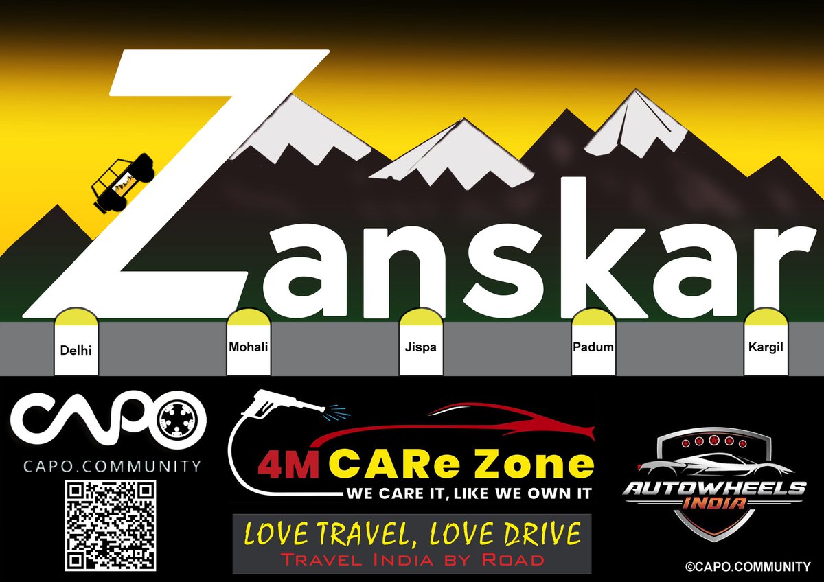 Capocommunity's tweet photo. Departure 8th Oct. Zanskar Road Trip Call at 80142-80142 for more details! https://t.co/KO5NYg1Opg
