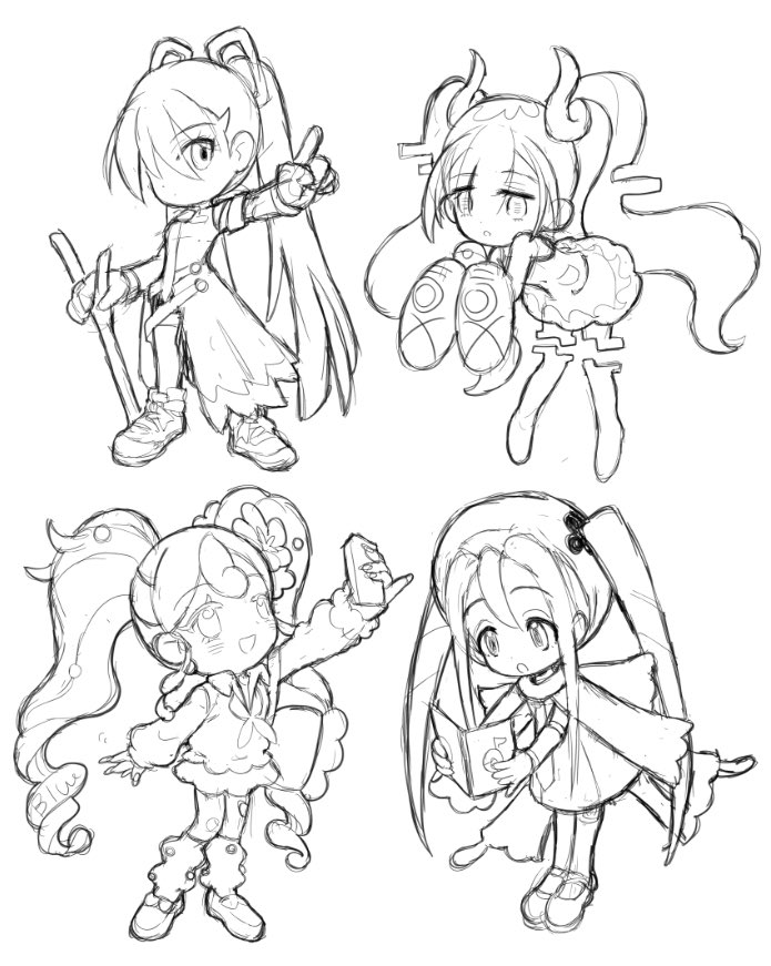posted this on priv but these are some pokemikus i'm working on