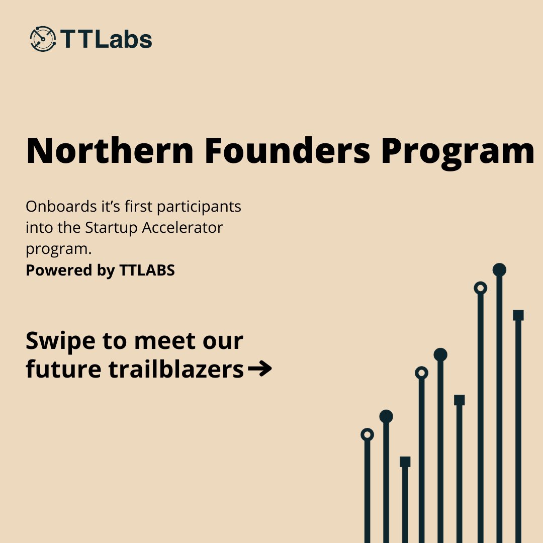 TTlabs_vc's tweet photo. 🚀 Exciting News! 🚀

We're thrilled to introduce the incredible individuals joining the first cohort of the Northern Founders' Startup Accelerator Program! 🌟

Meet the future trailblazers and innovators who are about to embark on a transformative journey of entrepreneurship. https://t.co/1p7Zil3qR9