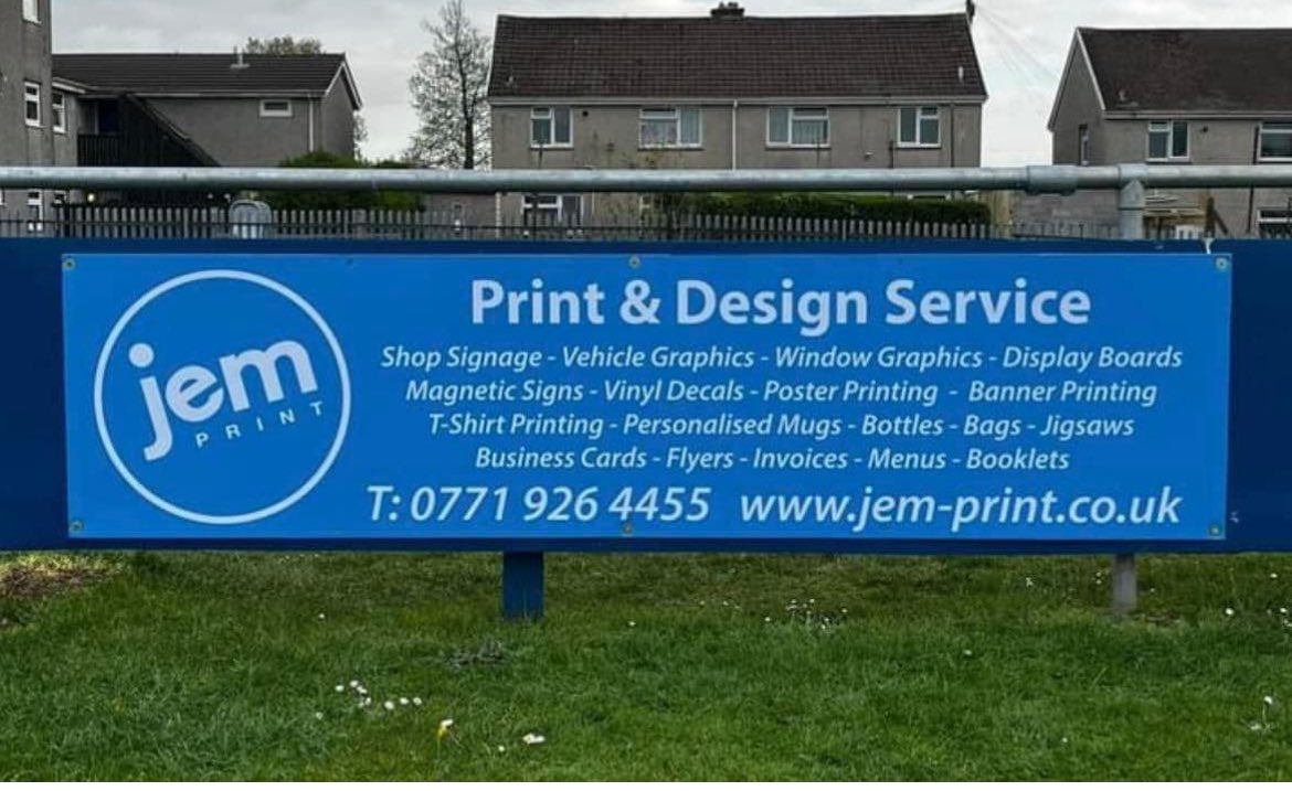Big thanks once again to Jem Print for supplying top quality advertising boards 👌🏼