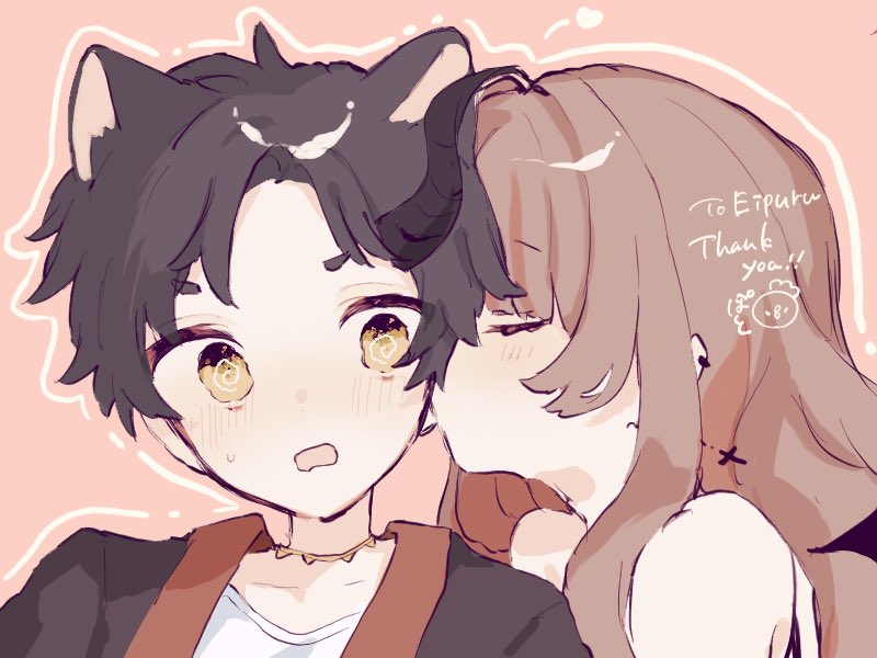 eipuru_'s tweet photo. It is National Boyfriend Day ☺️❣️ 

art: #popotowari ♥️
#FSIH #vtuber #ENVtubers https://t.co/vcxrkdWPbZ